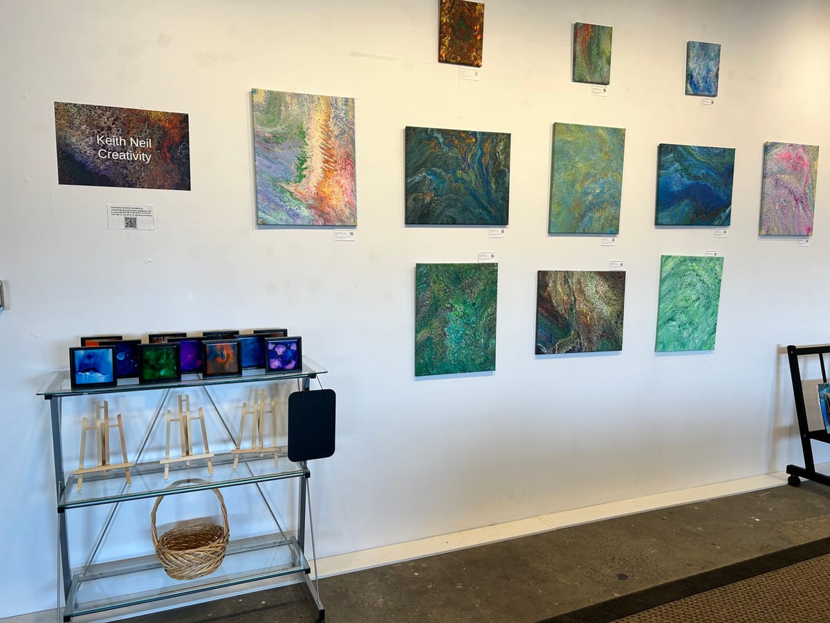 My ever changing Art Gallery exterior wall at Northrup King Building